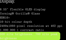 Nothing宣传NothingPhone(1)在查看HDR内容时能够达到1,200尼特