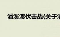 潘溪渡伏击战(关于潘溪渡伏击战的简介)