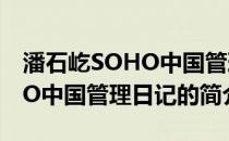 潘石屹SOHO中国管理日记(关于潘石屹SOHO中国管理日记的简介)