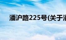 潘沪路225号(关于潘沪路225号的简介)