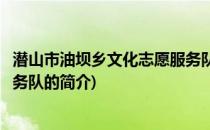 潜山市油坝乡文化志愿服务队(关于潜山市油坝乡文化志愿服务队的简介)