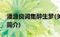 潘源良词集醉生梦(关于潘源良词集醉生梦的简介)