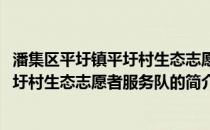 潘集区平圩镇平圩村生态志愿者服务队(关于潘集区平圩镇平圩村生态志愿者服务队的简介)