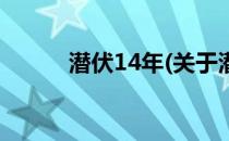 潜伏14年(关于潜伏14年的简介)