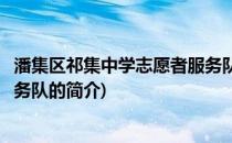 潘集区祁集中学志愿者服务队(关于潘集区祁集中学志愿者服务队的简介)