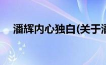 潘辉内心独白(关于潘辉内心独白的简介)