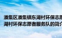 潘集区潘集镇东湖村环保志愿者服务队(关于潘集区潘集镇东湖村环保志愿者服务队的简介)