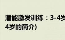 潜能激发训练：3-4岁(关于潜能激发训练：3-4岁的简介)