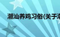 潮汕养鸡习俗(关于潮汕养鸡习俗的简介)