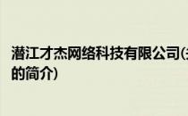 潜江才杰网络科技有限公司(关于潜江才杰网络科技有限公司的简介)