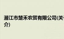 潜江市楚禾农贸有限公司(关于潜江市楚禾农贸有限公司的简介)