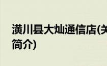 潢川县大灿通信店(关于潢川县大灿通信店的简介)