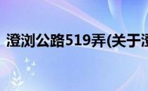 澄浏公路519弄(关于澄浏公路519弄的简介)