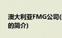 澳大利亚FMG公司(关于澳大利亚FMG公司的简介)