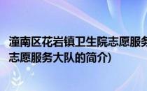 潼南区花岩镇卫生院志愿服务大队(关于潼南区花岩镇卫生院志愿服务大队的简介)