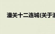 潼关十二连城(关于潼关十二连城的简介)