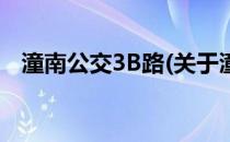 潼南公交3B路(关于潼南公交3B路的简介)