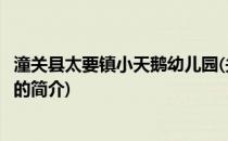 潼关县太要镇小天鹅幼儿园(关于潼关县太要镇小天鹅幼儿园的简介)