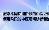 激素不同使用阶段的中医证候诊断和治疗指南(关于激素不同使用阶段的中医证候诊断和治疗指南的简介)