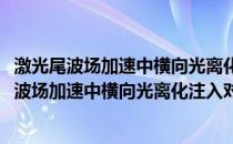 激光尾波场加速中横向光离化注入对电子的控制(关于激光尾波场加速中横向光离化注入对电子的控制的简介)