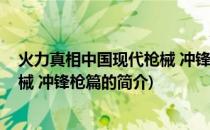 火力真相中国现代枪械 冲锋枪篇(关于火力真相中国现代枪械 冲锋枪篇的简介)