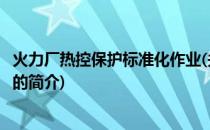 火力厂热控保护标准化作业(关于火力厂热控保护标准化作业的简介)