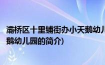 灞桥区十里铺街办小天鹅幼儿园(关于灞桥区十里铺街办小天鹅幼儿园的简介)