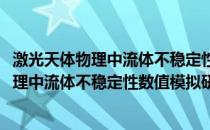 激光天体物理中流体不稳定性数值模拟研究(关于激光天体物理中流体不稳定性数值模拟研究的简介)