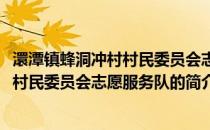 澴潭镇蜂洞冲村村民委员会志愿服务队(关于澴潭镇蜂洞冲村村民委员会志愿服务队的简介)