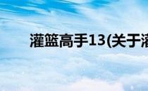 灌篮高手13(关于灌篮高手13的简介)