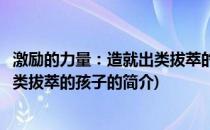 激励的力量：造就出类拔萃的孩子(关于激励的力量：造就出类拔萃的孩子的简介)