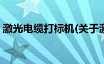 激光电缆打标机(关于激光电缆打标机的简介)