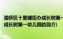 灞桥区十里铺街办成长树第一幼儿园(关于灞桥区十里铺街办成长树第一幼儿园的简介)