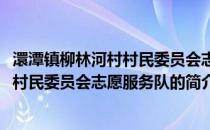 澴潭镇柳林河村村民委员会志愿服务队(关于澴潭镇柳林河村村民委员会志愿服务队的简介)