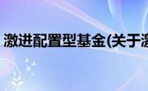 激进配置型基金(关于激进配置型基金的简介)