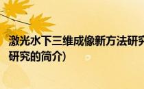 激光水下三维成像新方法研究(关于激光水下三维成像新方法研究的简介)