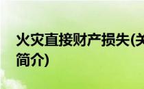 火灾直接财产损失(关于火灾直接财产损失的简介)