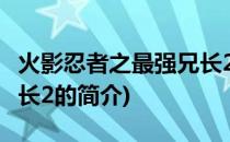 火影忍者之最强兄长2(关于火影忍者之最强兄长2的简介)