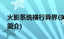 火影系统横行异界(关于火影系统横行异界的简介)