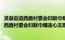 灵泉街道西路村委会妇联巾帼连心志愿服务队(关于灵泉街道西路村委会妇联巾帼连心志愿服务队的简介)