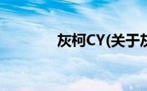 灰柯CY(关于灰柯CY的简介)