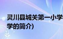 灵川县城关第一小学(关于灵川县城关第一小学的简介)