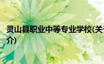 灵山县职业中等专业学校(关于灵山县职业中等专业学校的简介)