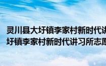 灵川县大圩镇李家村新时代讲习所志愿服务队(关于灵川县大圩镇李家村新时代讲习所志愿服务队的简介)