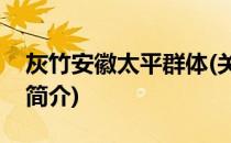 灰竹安徽太平群体(关于灰竹安徽太平群体的简介)