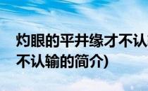 灼眼的平井缘才不认输(关于灼眼的平井缘才不认输的简介)