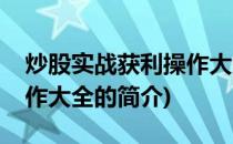 炒股实战获利操作大全(关于炒股实战获利操作大全的简介)