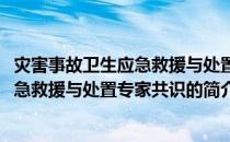 灾害事故卫生应急救援与处置专家共识(关于灾害事故卫生应急救援与处置专家共识的简介)