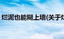 烂泥也能糊上墙(关于烂泥也能糊上墙的简介)