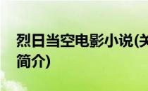 烈日当空电影小说(关于烈日当空电影小说的简介)